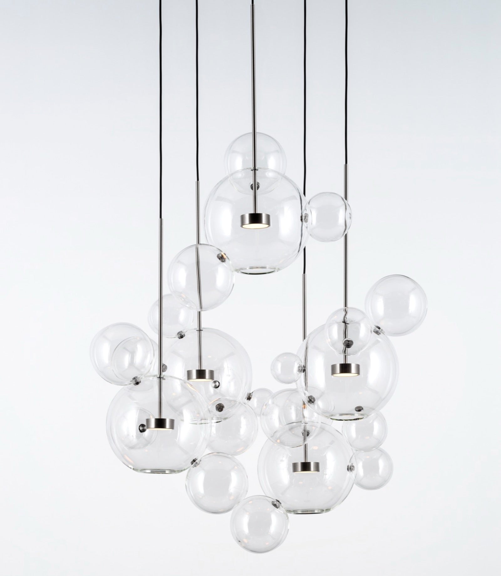 Bolle Circular Chandelier 24 Bubbles