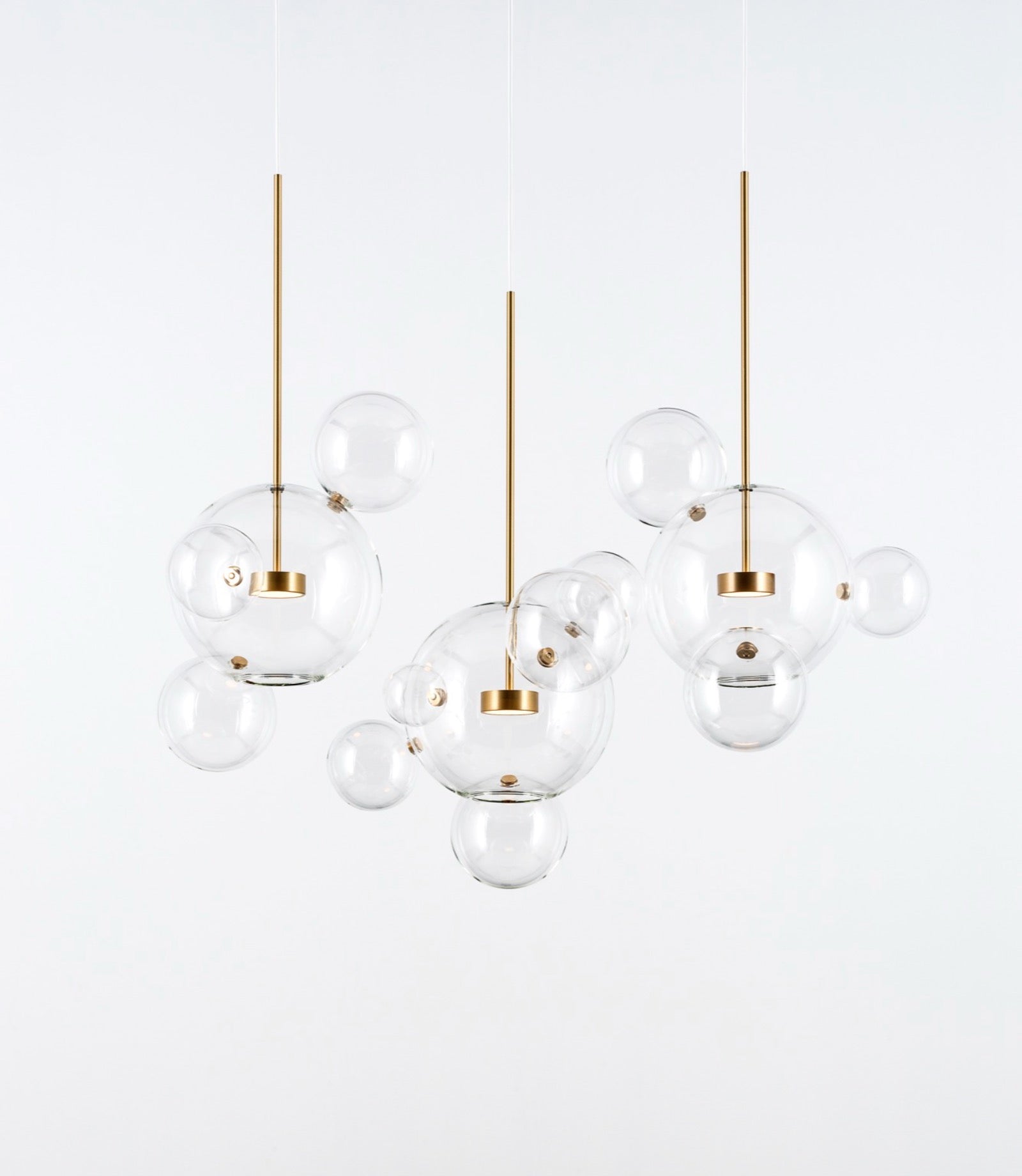 Bolle Linear Chandelier 14 Bubbles