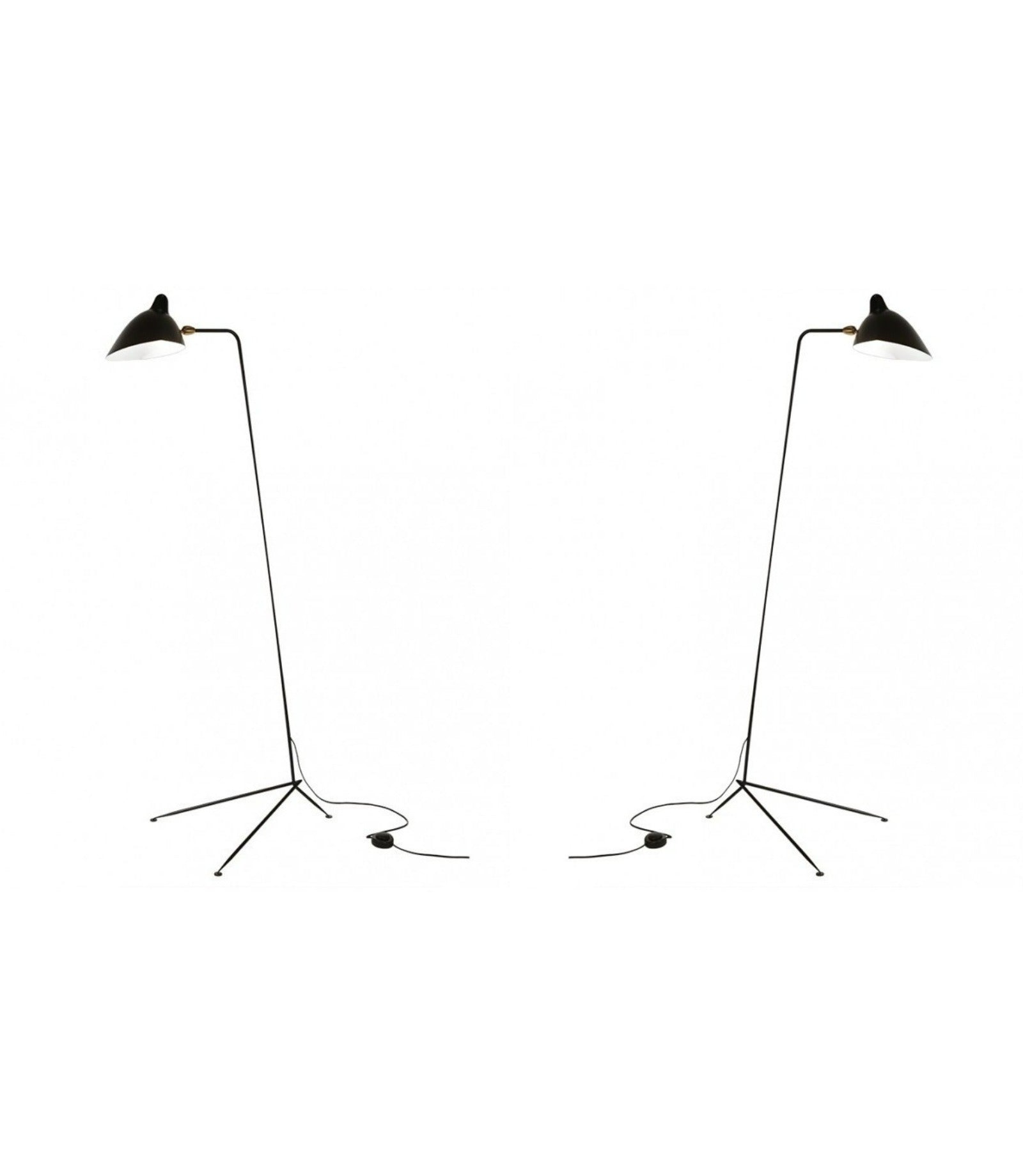 Serge Mouille - Standing Lamp w/1 Head/Arm