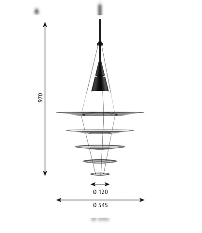 Louis Poulsen Enigma 545 Black