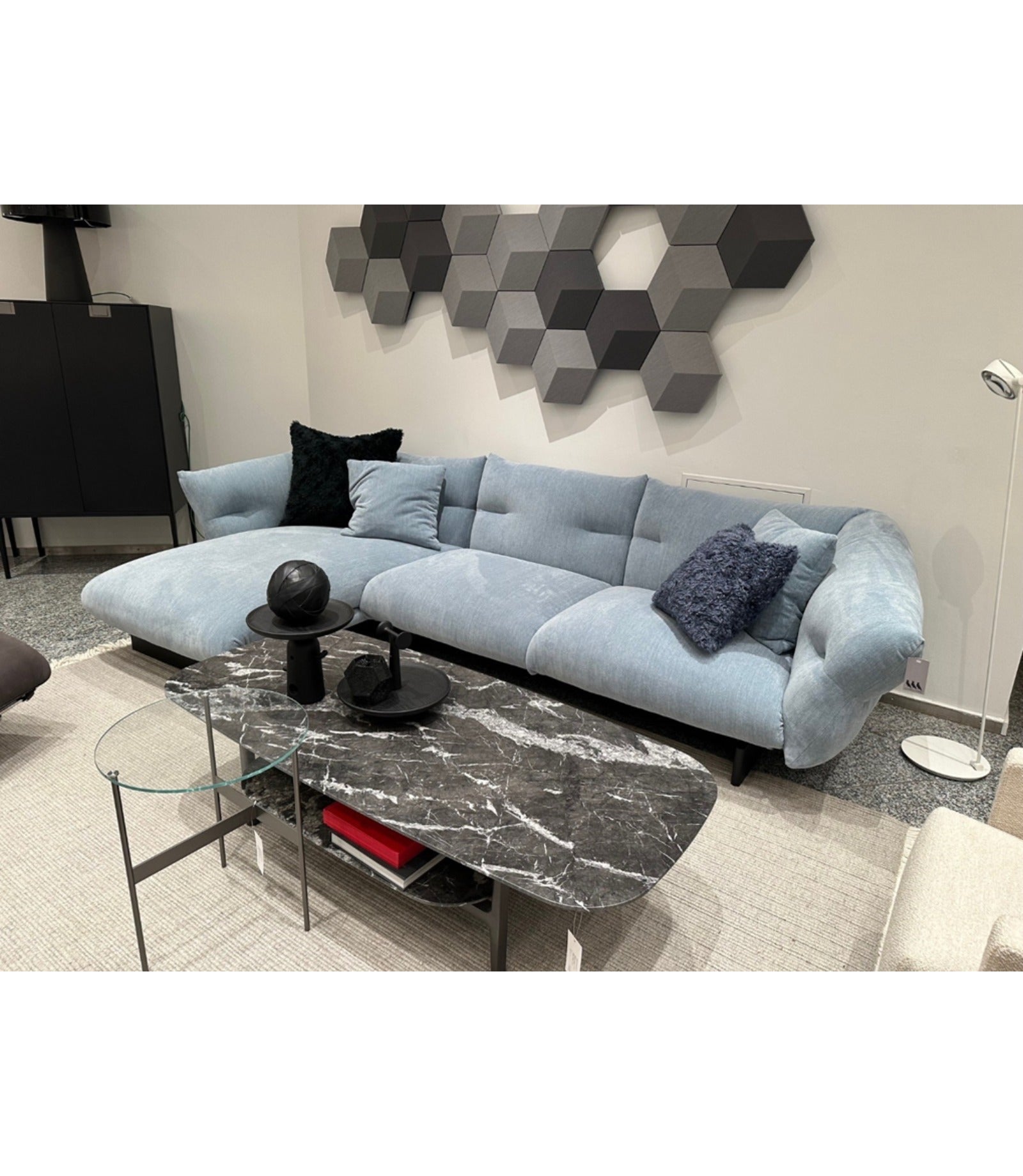 Cassina Moncloud 3. pers. sofa m/ chaiselong