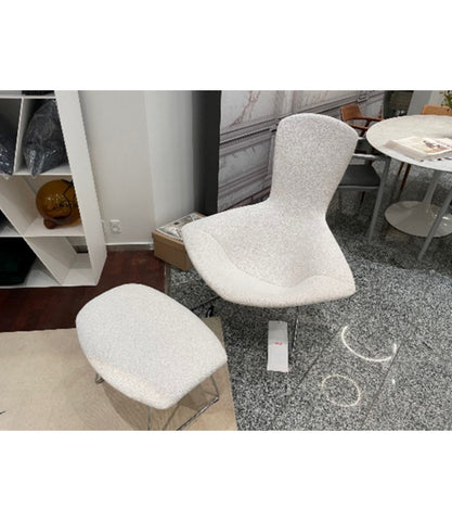 Knoll Bertoia Highback lænestol inkl. fodskammel