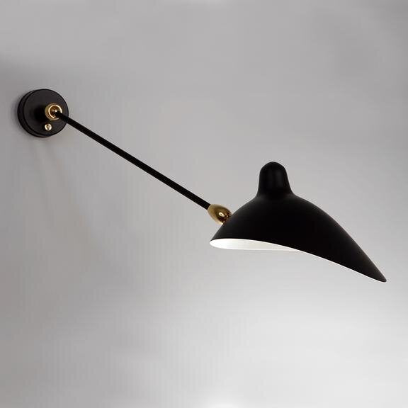 Serge Mouille - Big Wall Lamp w/1 Arm, 2 Rotula