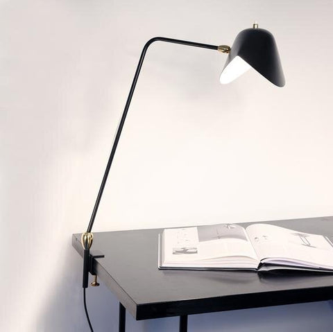 Serge Mouille - Desk Lamp Agrafée w/2 Routulas