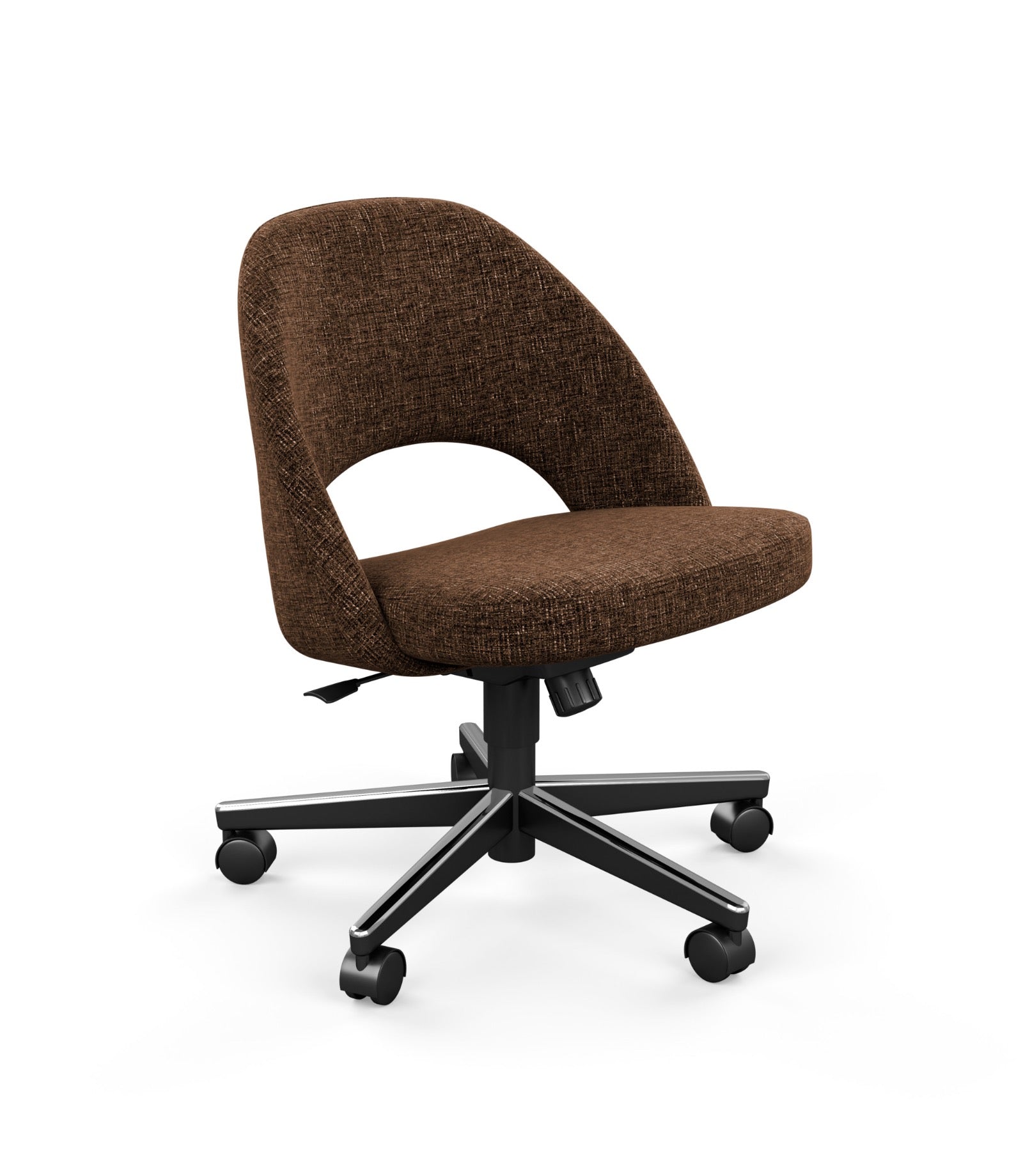 Saarinen Conference Armless Chair with Swivel Base