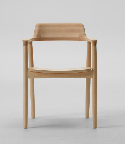Maruni "Hiroshima" armchair wooden seat