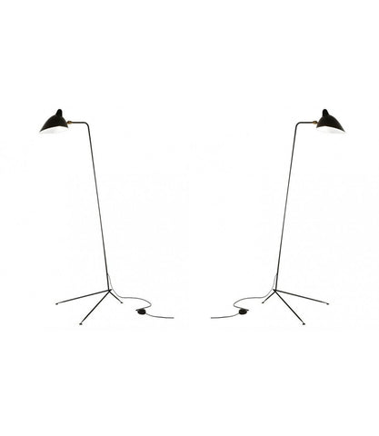 Serge Mouille - Standing Lamp w/1 Head/Arm