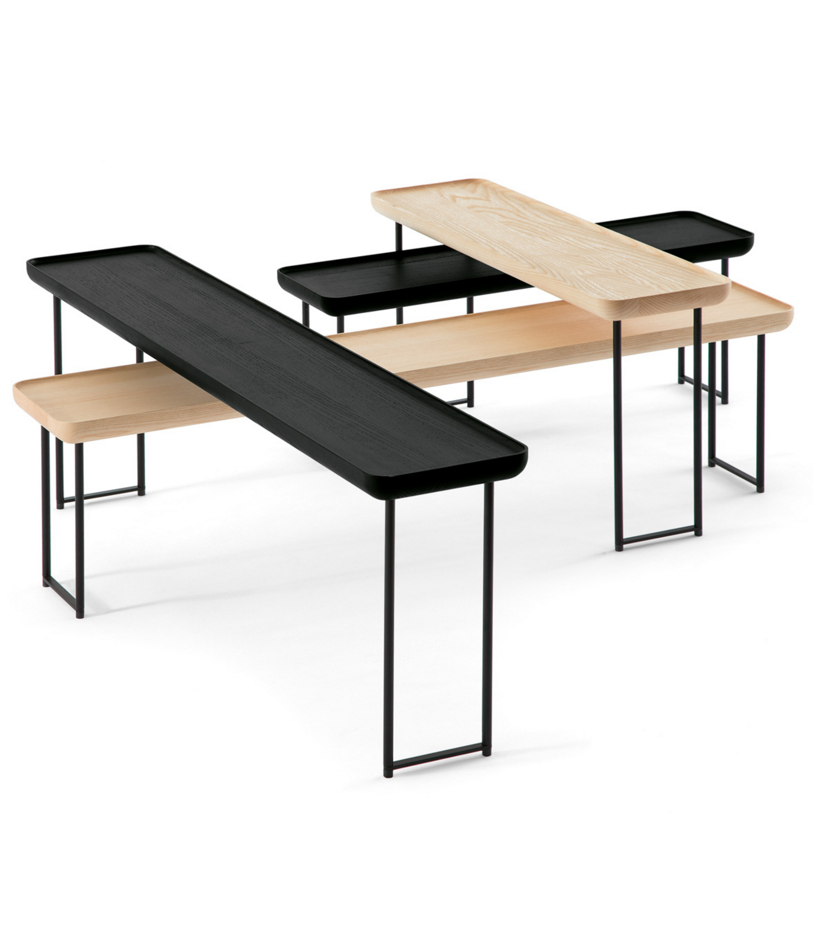 Cassina "Torei" sofabord i sortlakeret ask